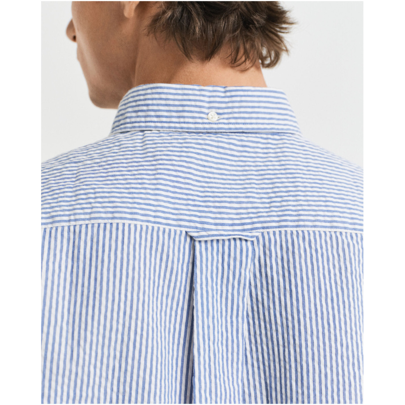 GANT Regular Fit Striped Seersucker Shirt